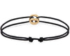 black interlaced cord bracelet le 3g
